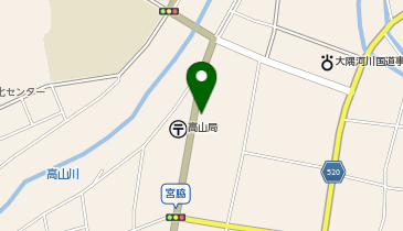 高山整骨院の地図画像