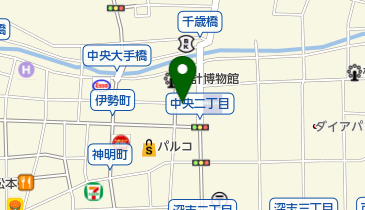 メイツ長野松本センターの地図画像
