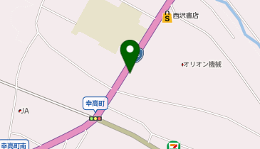オリオンシステム株式会社の地図画像