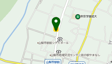 クリーニング志村山梨店の地図画像