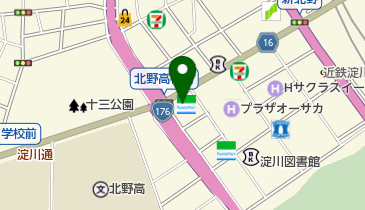 住友生命保険相互会社 新大阪支社淀川十三支部の地図画像