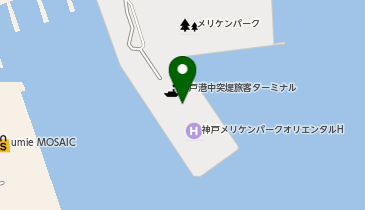 オーシャンプレイスブライダルの地図画像