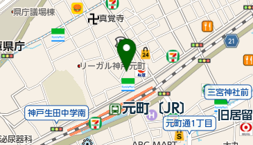 ダンスルーム亜衣の地図画像