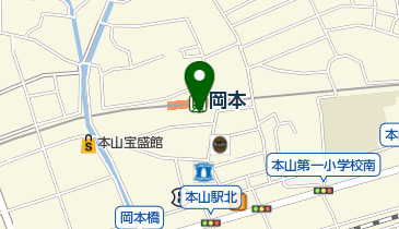 愛菜 岡本店の地図画像