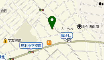 愛菜 西明石店の地図画像