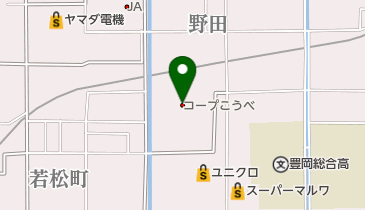 愛菜豊岡店の地図画像