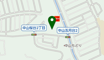愛菜 中山台店の地図画像