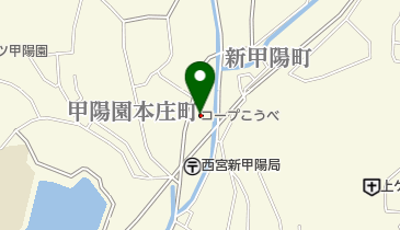 愛菜 甲陽園店の地図画像