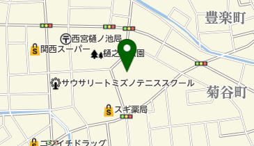 愛菜 苦楽園店の地図画像