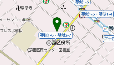 理容のドンキッキ琴似店の地図画像
