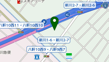 キャッツアイ 新川店の地図画像