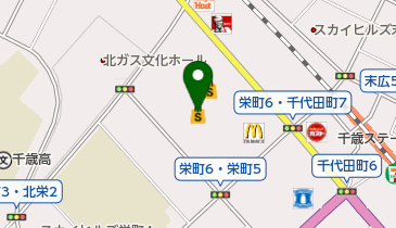 エルム楽器イオン千歳センターの地図画像