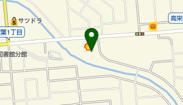 ビークルガレージ夕陽ヶ丘店の地図画像