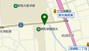 かがやき訪問看護ステーション前橋の地図画像