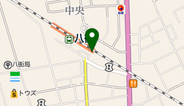 団欒炎八街店の地図画像