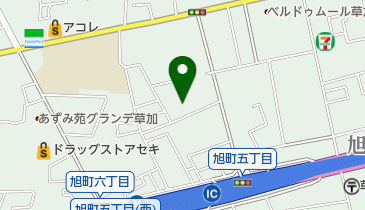 草加クローバー保育園の地図画像