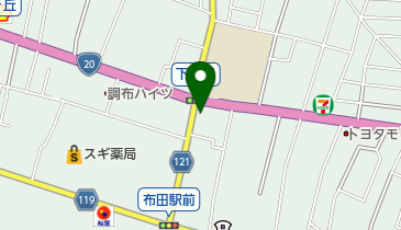 髪元の地図画像