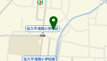 佐久市 佐久平浅間児童館の地図画像