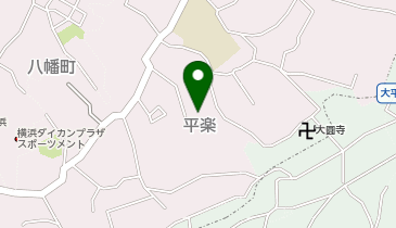 平楽会館の地図画像