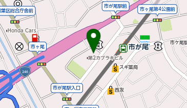 松山バレエ学校市ヶ尾校の地図画像