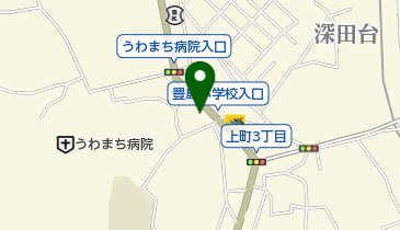 美容室aZURの地図画像