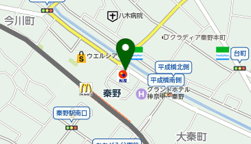 テルル秦野店の地図画像