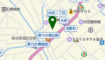菜香厨房金沢店の地図画像