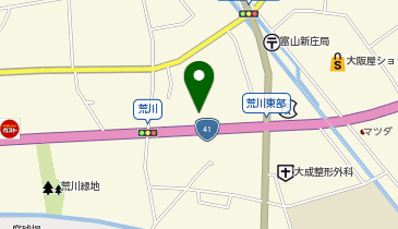 WECARS富山新庄店の地図画像