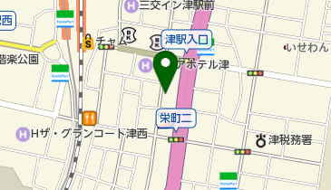 COCO津店の地図画像