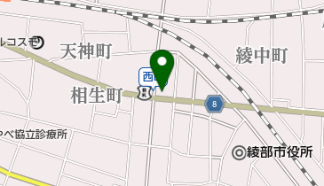 たらふく綾部店の地図画像