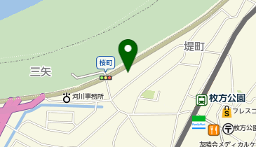 市立枚方宿鍵屋資料館の地図画像