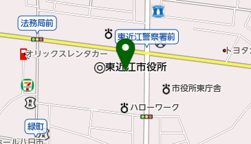 東近江市観光協会(一般社団法人)の地図画像