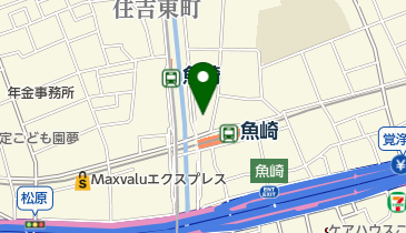 ヤマワキクリーナーズ魚崎店の地図画像