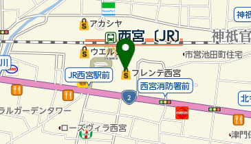 うまいもん食材市場フレンテ西宮店・弁当の地図画像