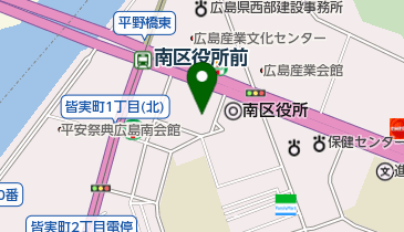 広島県保健環境センターの地図画像