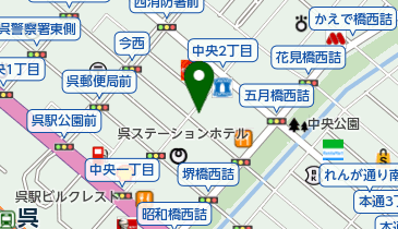 株式会社ウメソー呉支店の地図画像