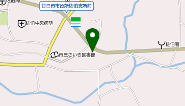 すぽーとぷらす佐伯の地図画像