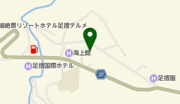 足摺岬区長場の地図画像