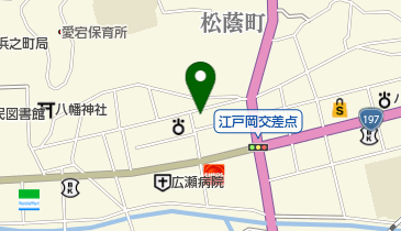 いの季節料理の地図画像