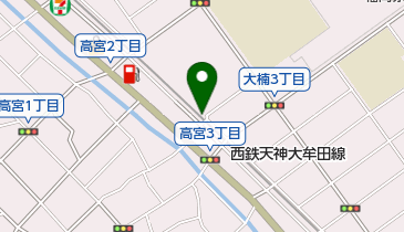 オーリック高宮店の地図画像