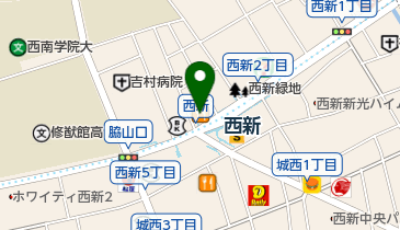 ebcc西新の地図画像