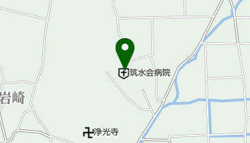 筑水会病院 外来専用の地図画像