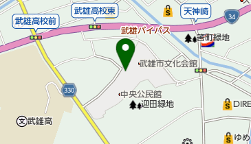 武雄市立 武雄公民館の地図画像