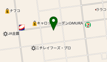 カレーレストランナマステの地図画像