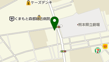 iTeen熊本大江校の地図画像