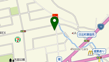 ほけんコレアール日出店の地図画像