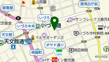 あそう補聴器鹿児島店の地図画像