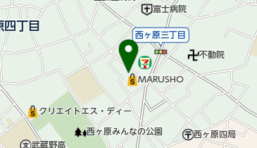 丸正西ヶ原店の地図画像