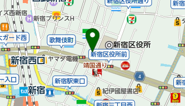 HAIRSALONM新宿店の地図画像
