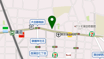 日本共産党大田地区委員会の地図画像